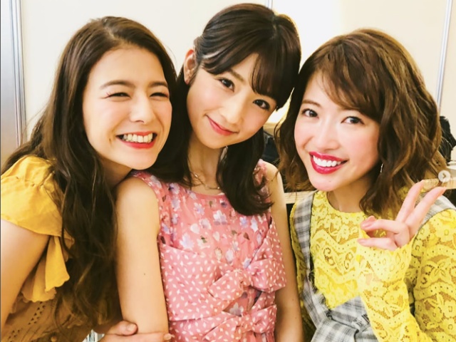 スザンヌさん、小倉優子さん、舟山久美子さん